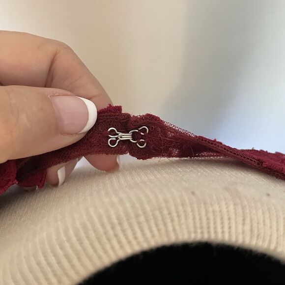 KLEINFELD Formal Dress Sz 6 Gown Bridesmaid Prom Holiday Burgundy Red Party EUC - Picture 13 of 16